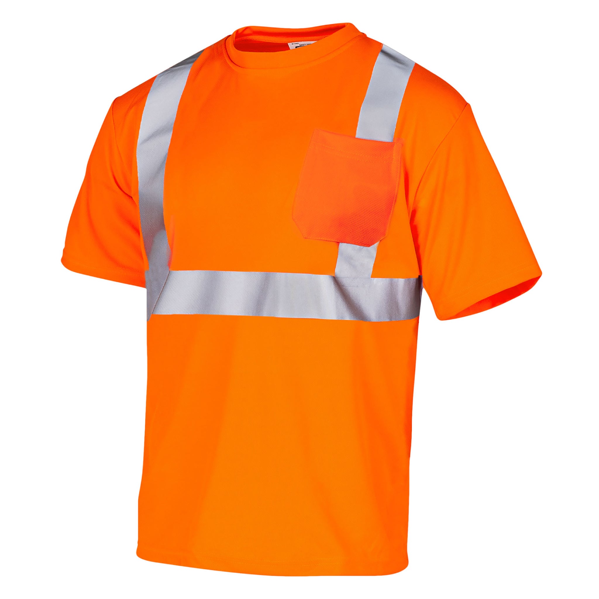 High Vis Orange Shirt - Two-Tone Reflective Long Sleeve