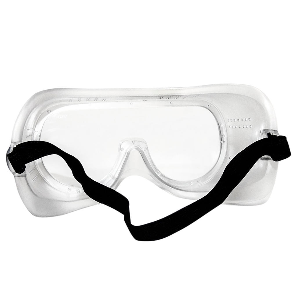 Image shows a back view of a JORESTECH safety goggle for high impact protection