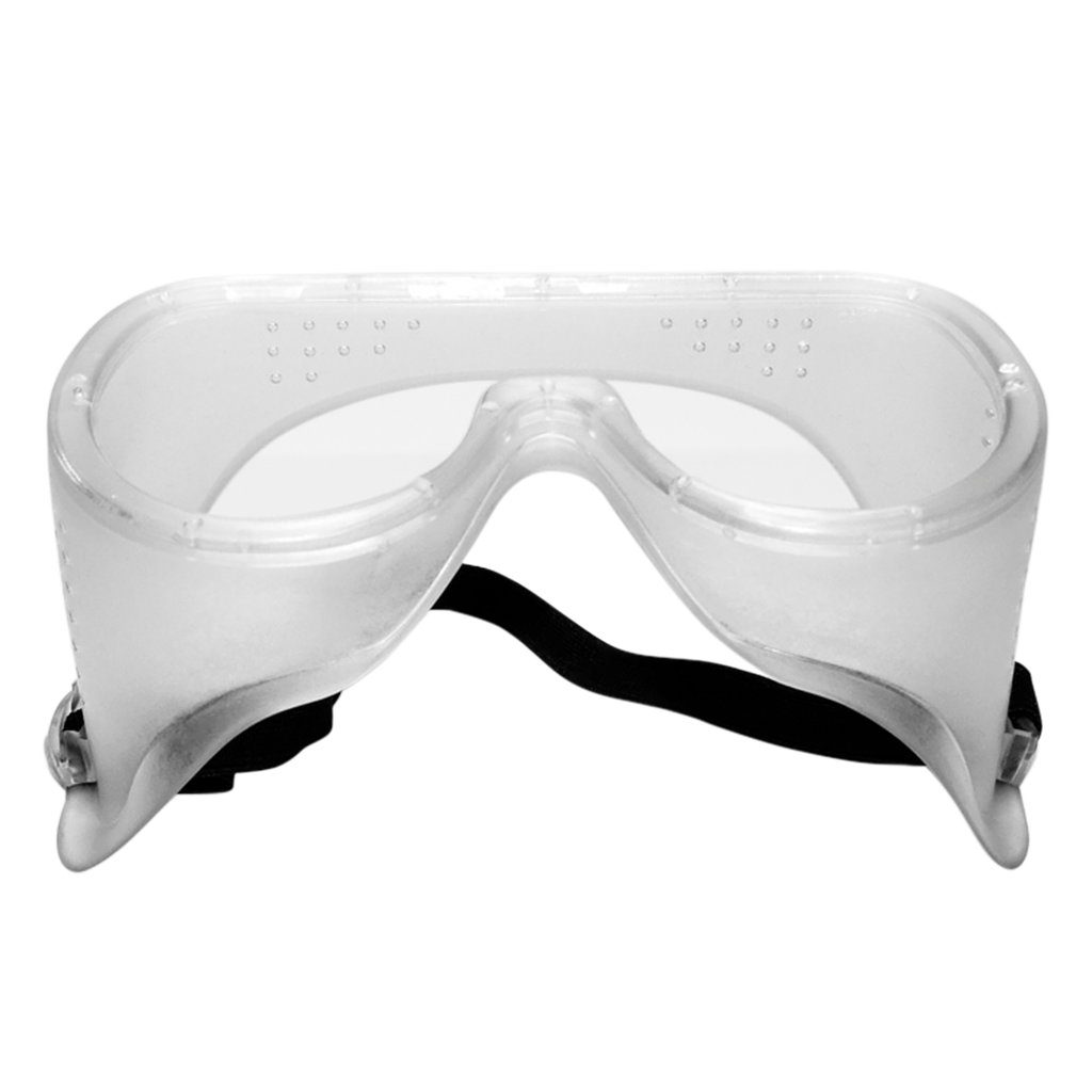 Image shows a side view of a JORESTECH safety goggle for high impact protection