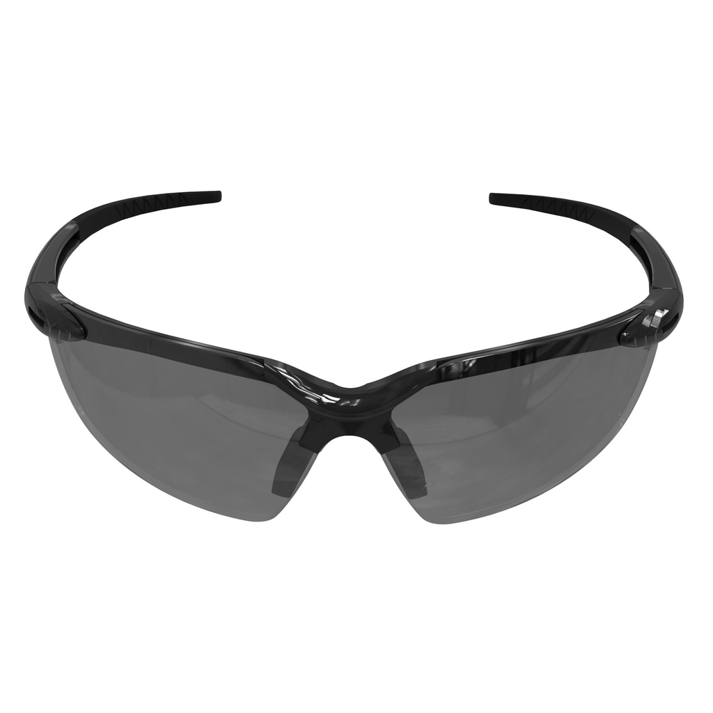 front view of the wrap around safety sun glasses for high impact